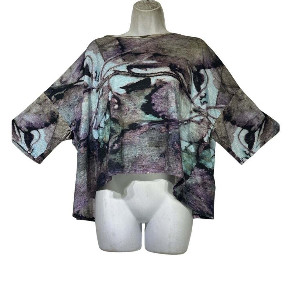 krista larson tie dye oversized top